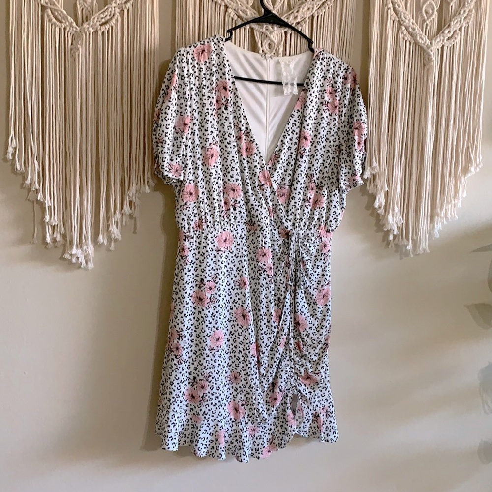Sadie and Sage animal print flirty dress